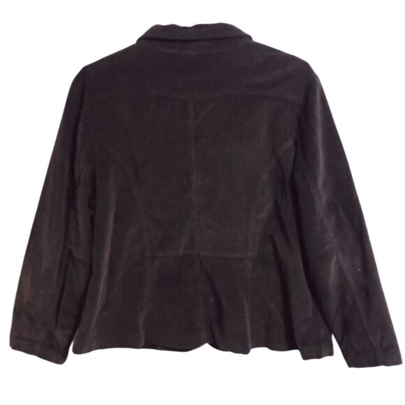 Gitano Corduroy Jacket 24W Plus Sz 3X Blazer Brown Farmhouse Chore Vintage - Picture 8 of 16